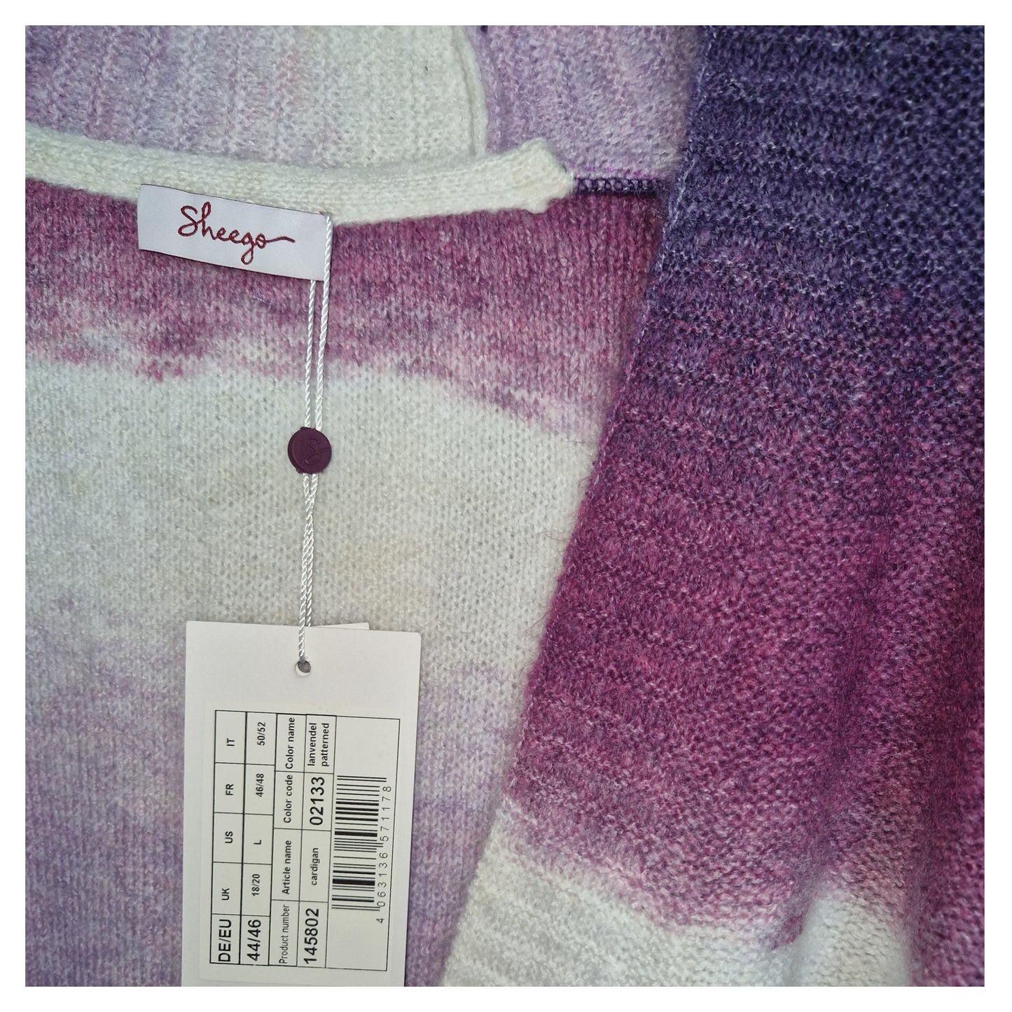 ,,Sheego" tamprūs megztukas-kardiganas (44-46 dydis).