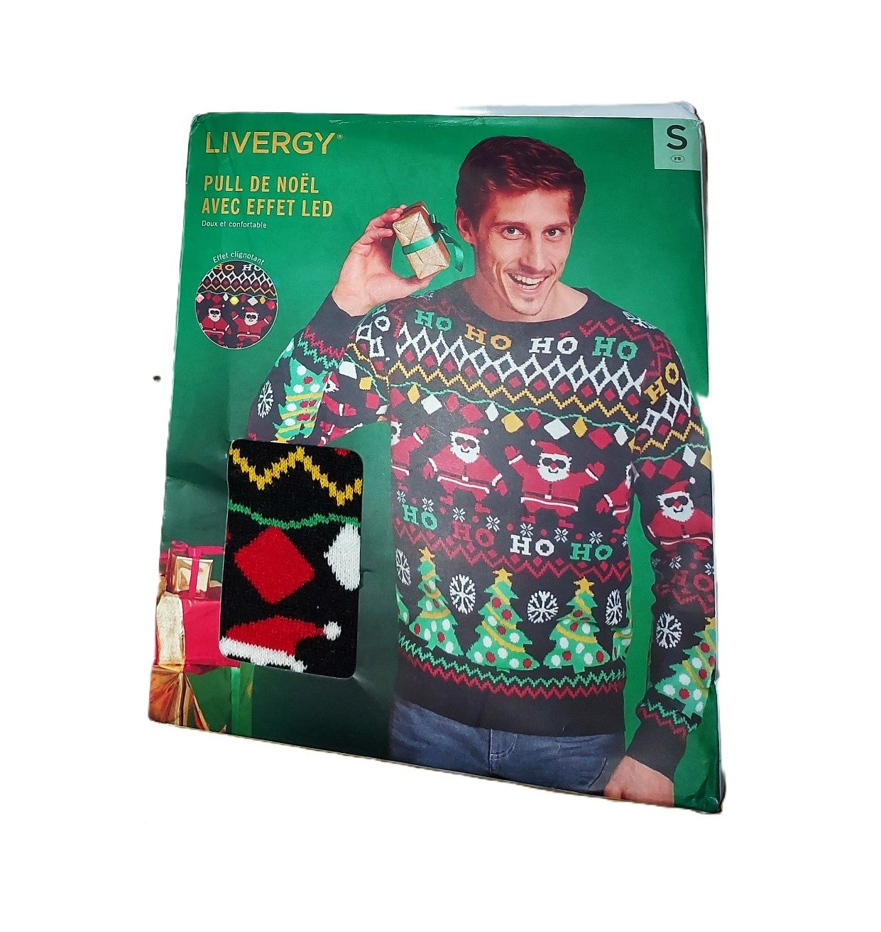 ,,LIVERGY" kalėdinis megztukas su šviesos efektu.