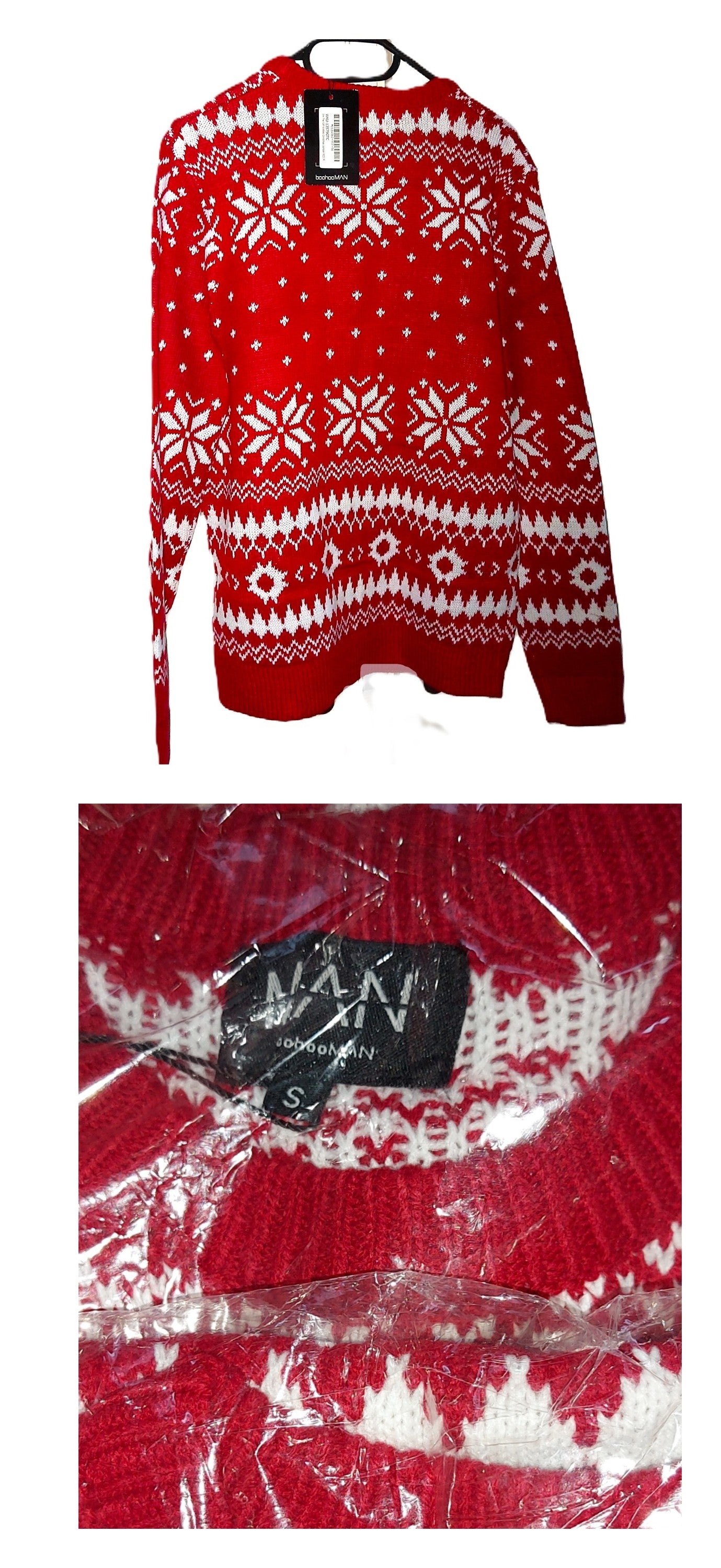 ,,BOOHOO" kalėdinis megztukas.