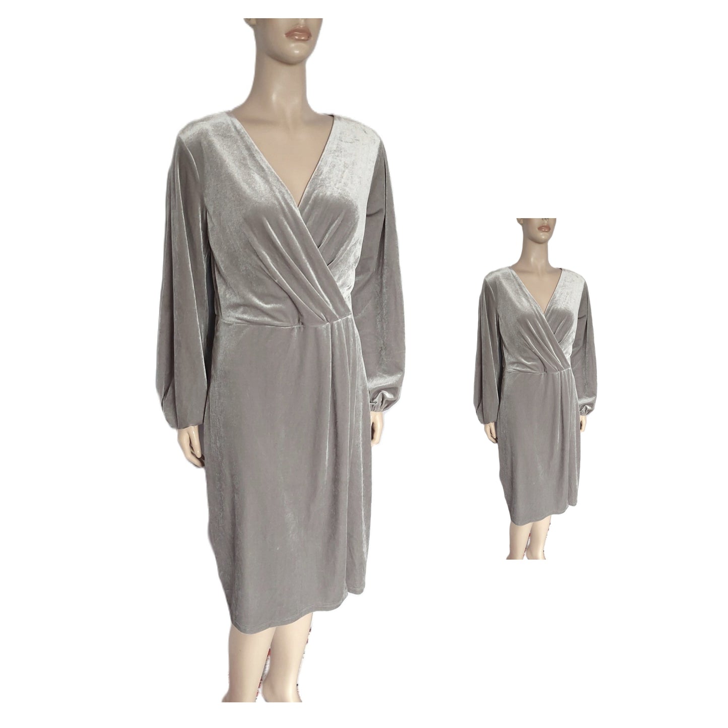 ,,RESERVED"  veliūrinė suknutė (L-XL)
