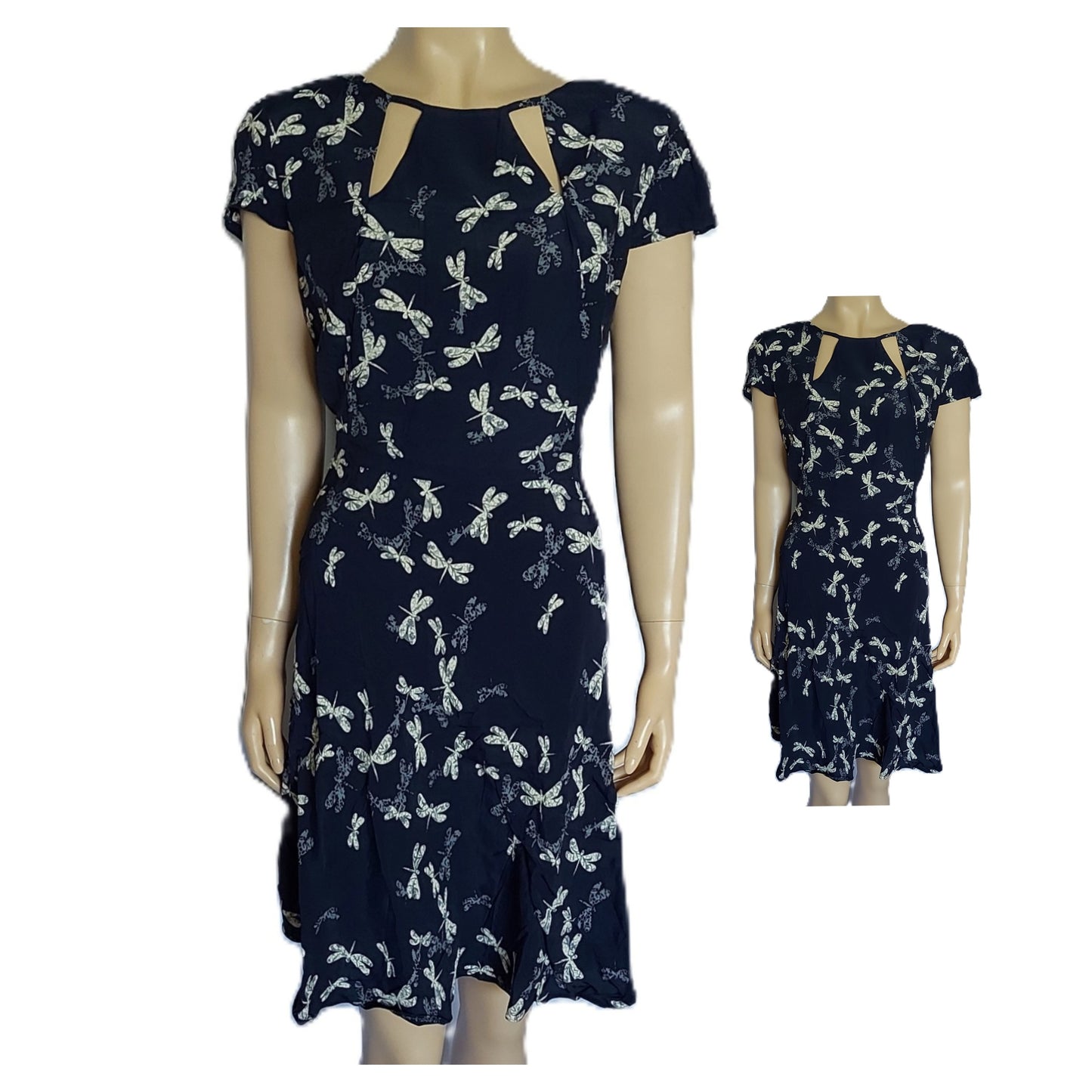 ,,DOROTHY PERKINS" viskozinė suknutė su laumžirgiais (46 dydis).