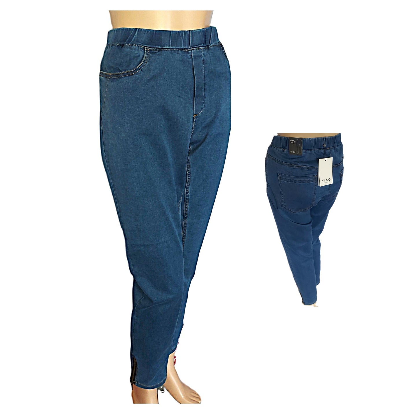 ,,CISO"Slim fit stiliaus džinsai  (2XL-3XL).