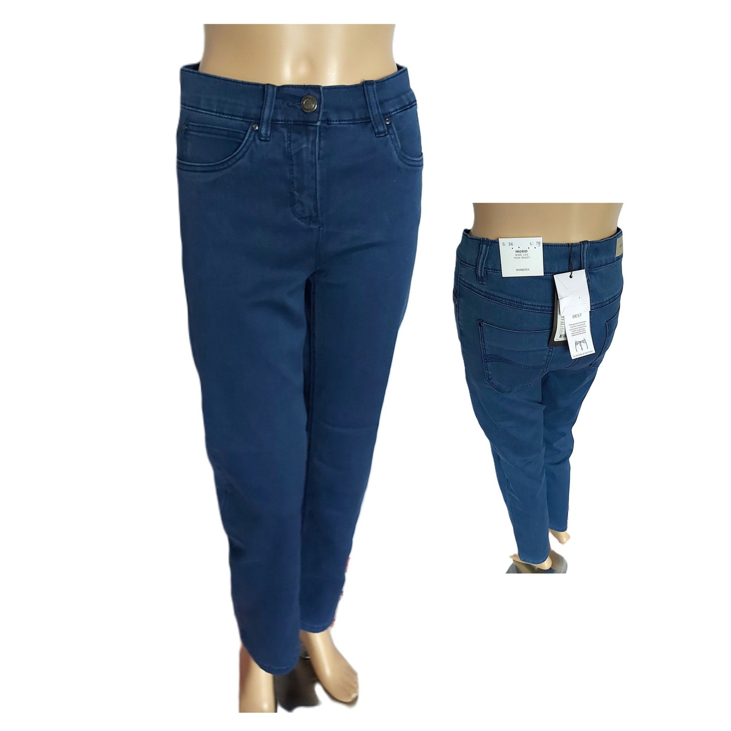 ,,Brandtex" džinsai tiesiais galais (36-40).