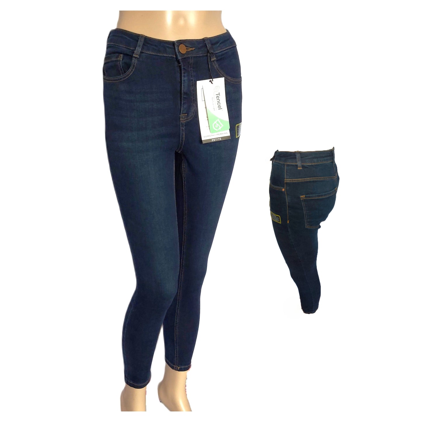 ,,DOROTHY PERKINS" aptempti Petite stiliaus džinsai (38 dydis).