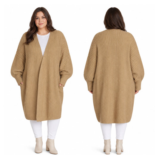 ,,MISSGUIDED" minkštas, šiltas kardiganas (46-50 dydis).