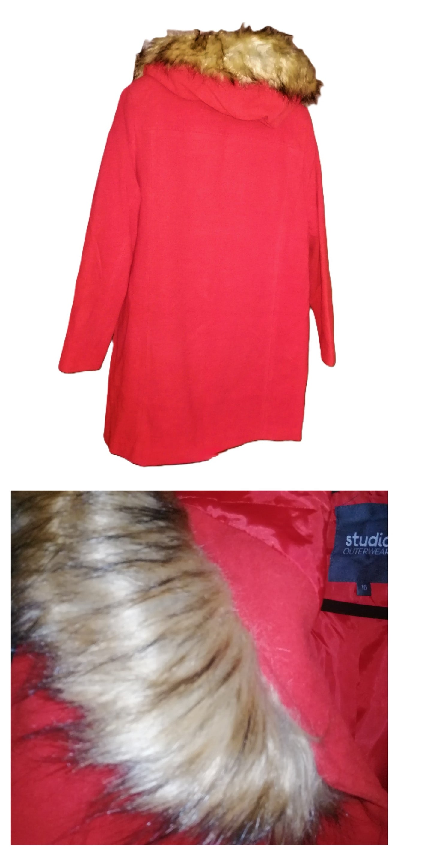 ,,STUDIO" paltas su kapišonu (16-22 dydis).