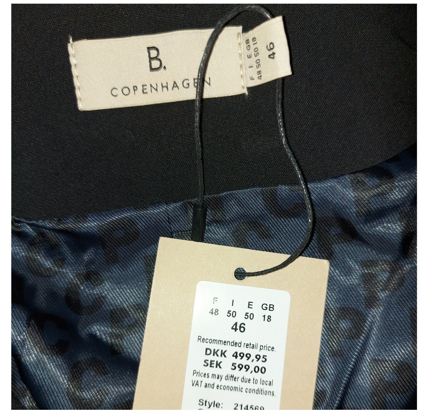 ,,B. copenhagen" klasikinė, kostiuminė liemenė (M-3XL).