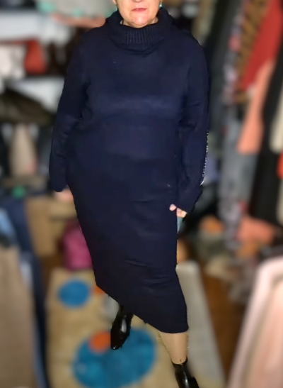 ,,Only" šilta, megzta, minkšta suknutė(46-48 dydis).